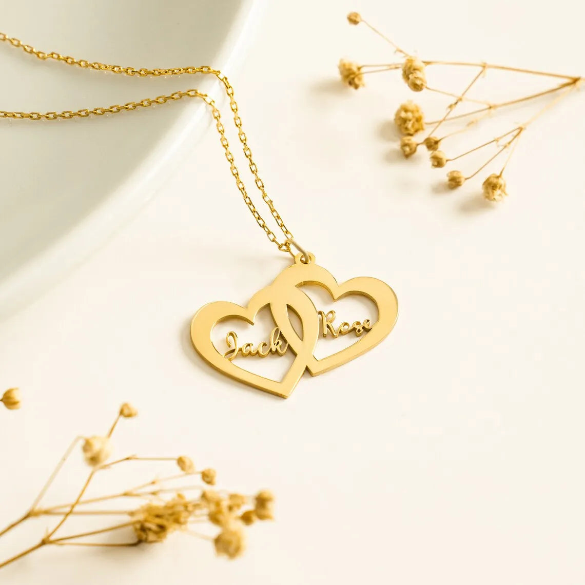 Hartjes Ketting met Namen