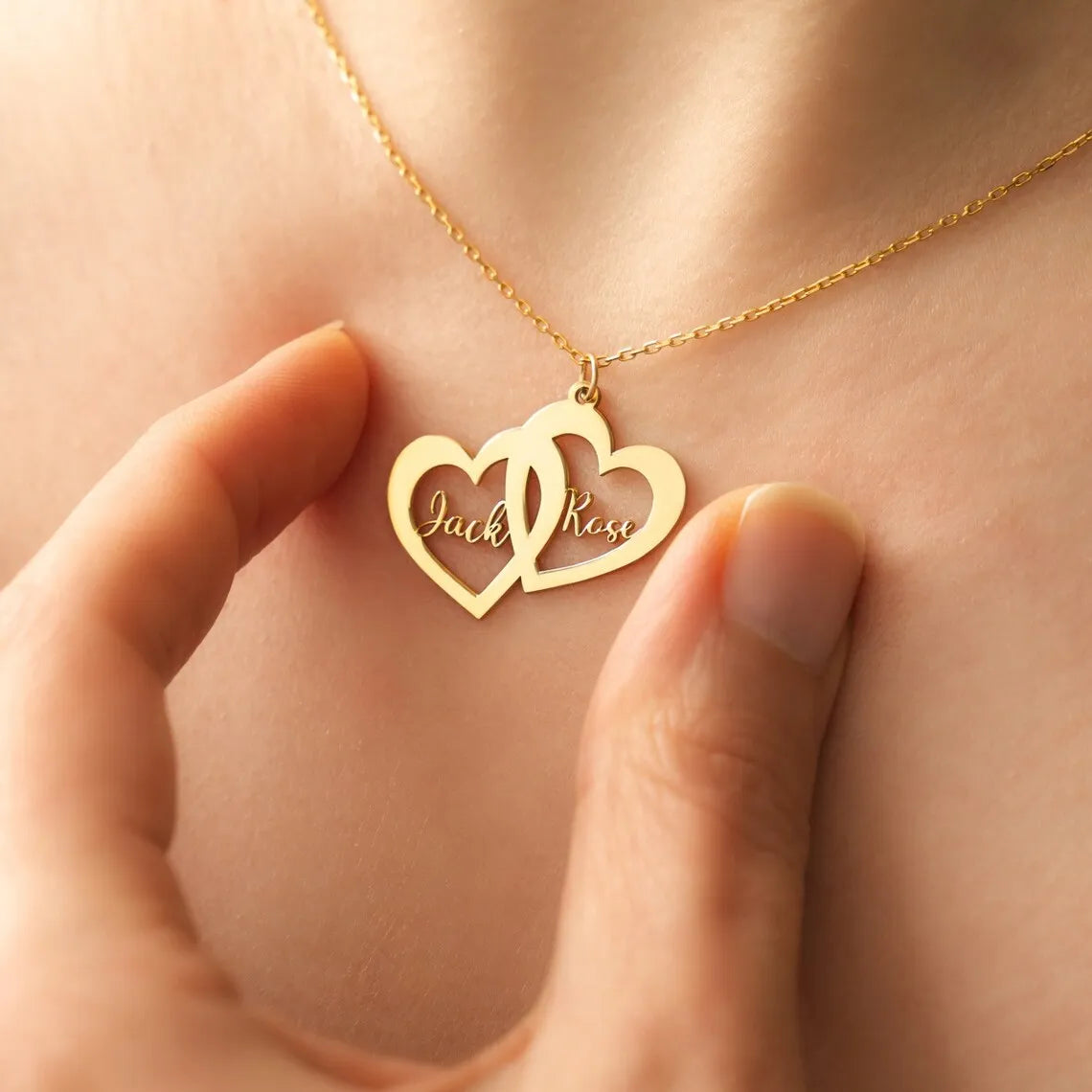 Hartjes Ketting met Namen