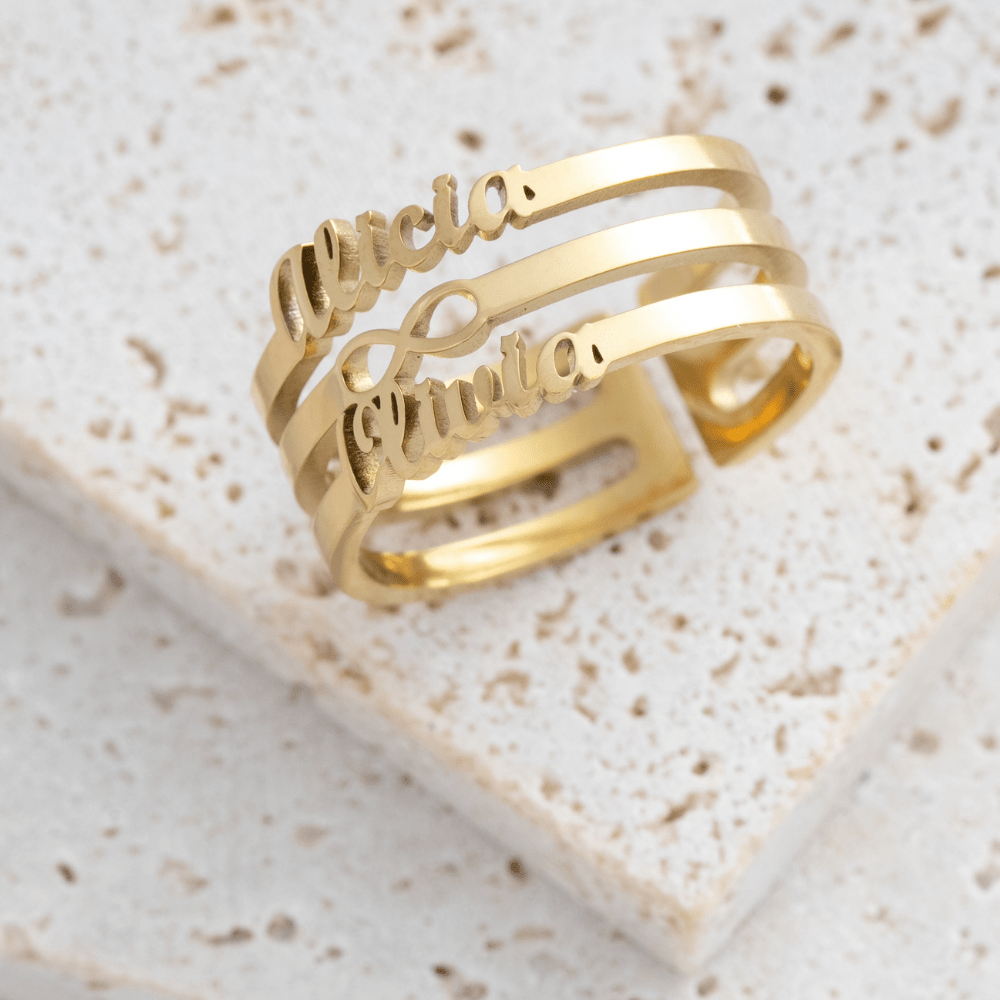 Infinity Ring Twee voornamen