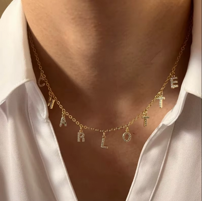 Diamanten Naamketting